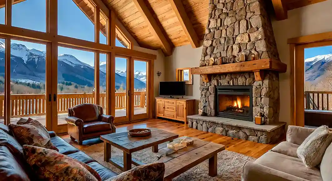 The Heart of the Alpine Home Inviting Wood Finishes 11zon