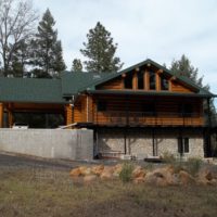scaled log home design