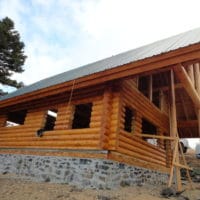 Log home structure
