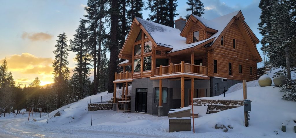 Washington log home