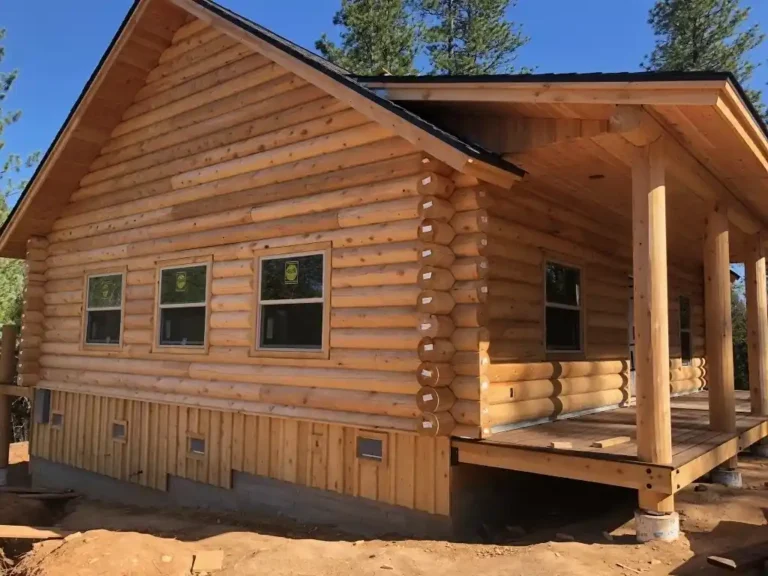 California Log Home