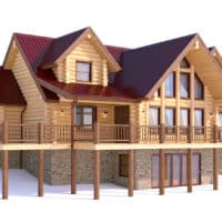 log homes floor plan