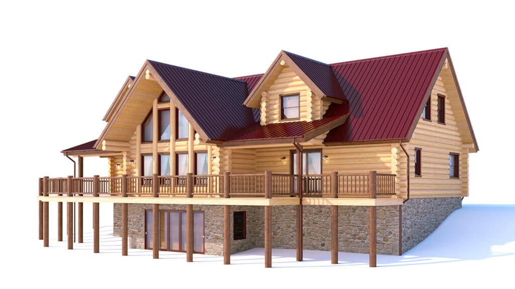 log homes floor plan