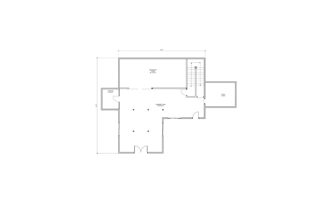 Log home blueprint design