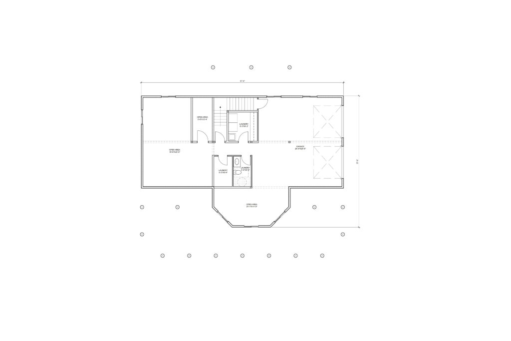 log home basement blueprint