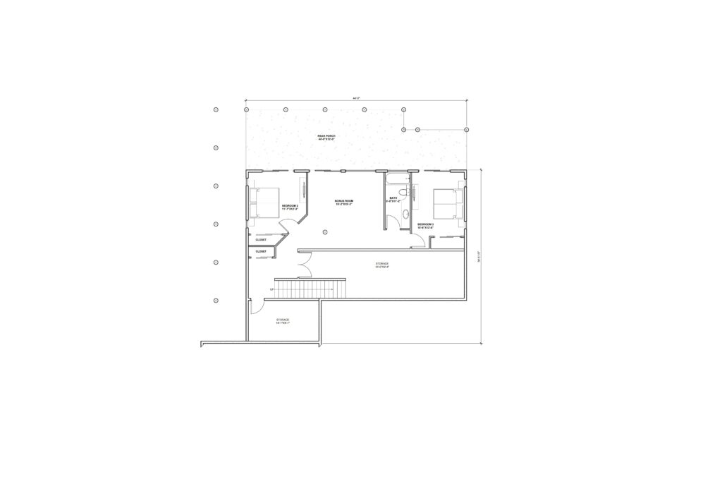 log home floor plan