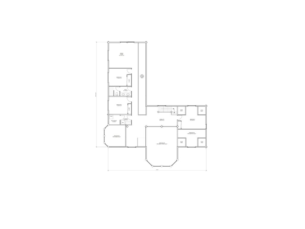log home floor plan blueprint