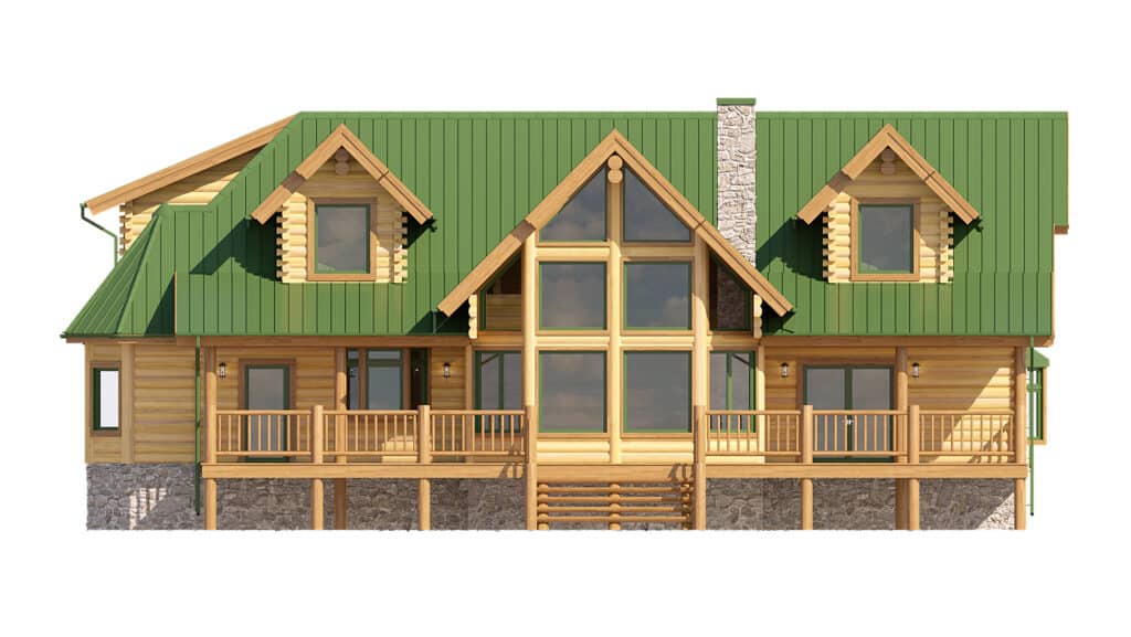 log home floor plan