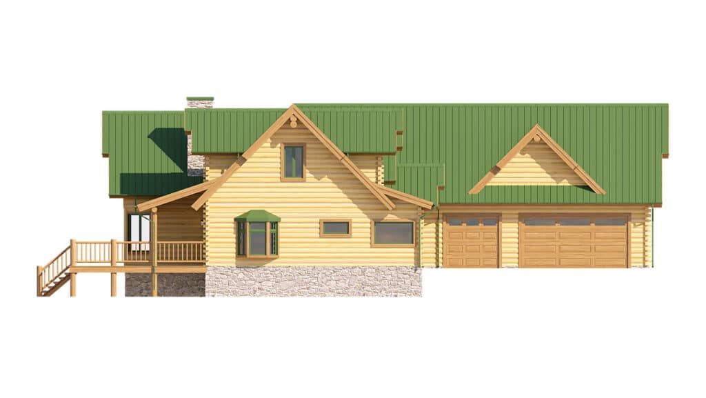 log home floor plan