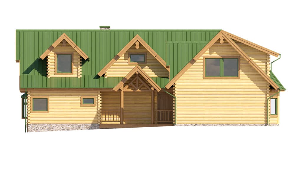 log home floor plan