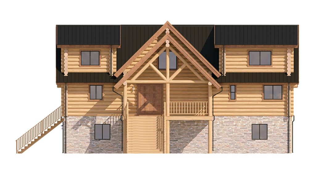 log home floor plan