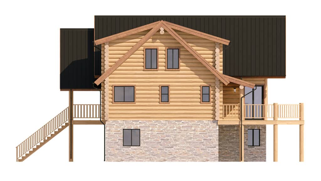 log home floor plan