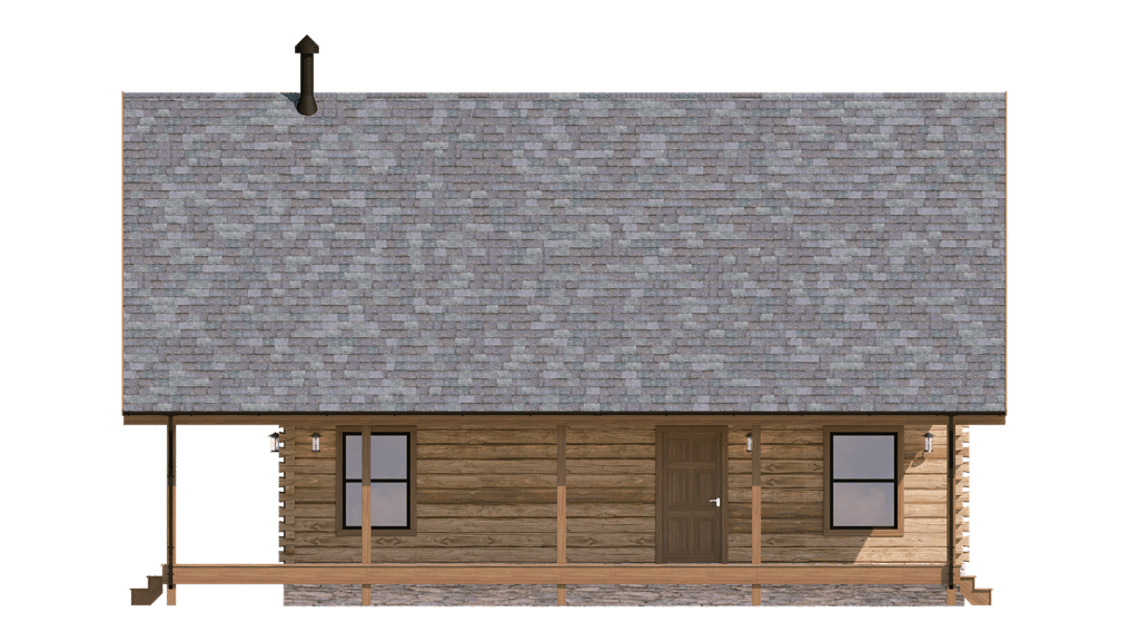 log home floor plan