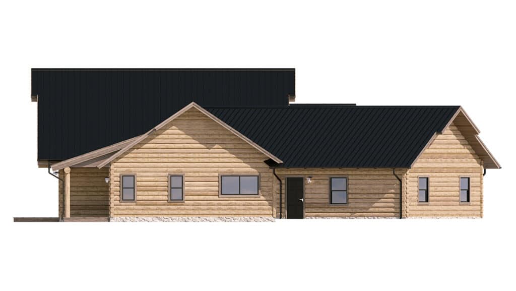 log home floor plan