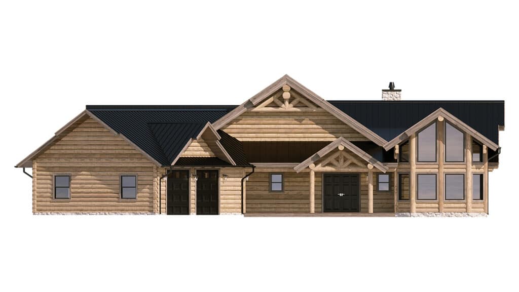 log home floor plan