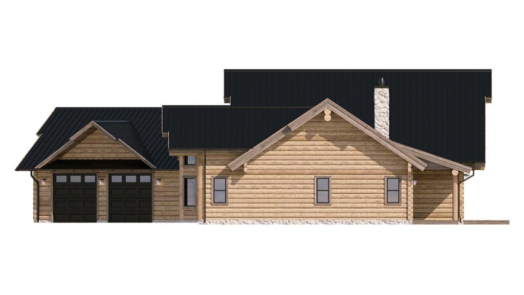 log home floor plan