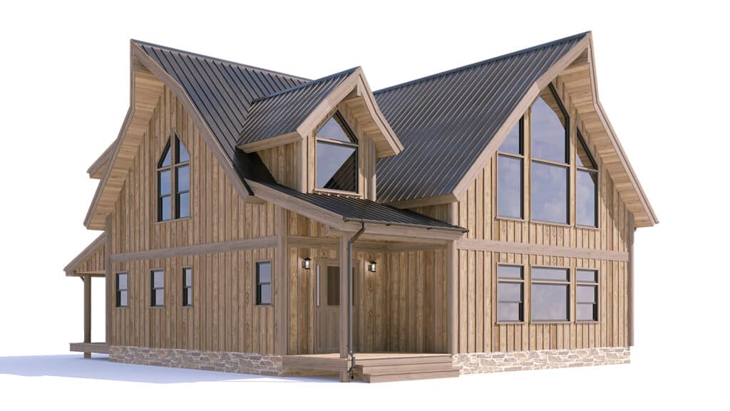 log home floor plan