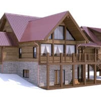 Log home design