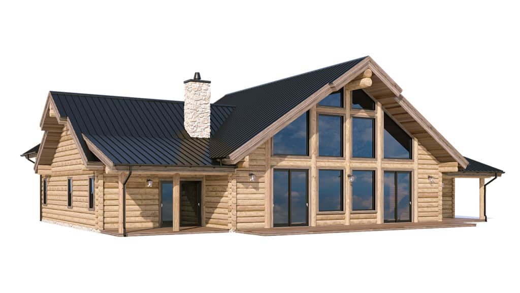 log home floor plan