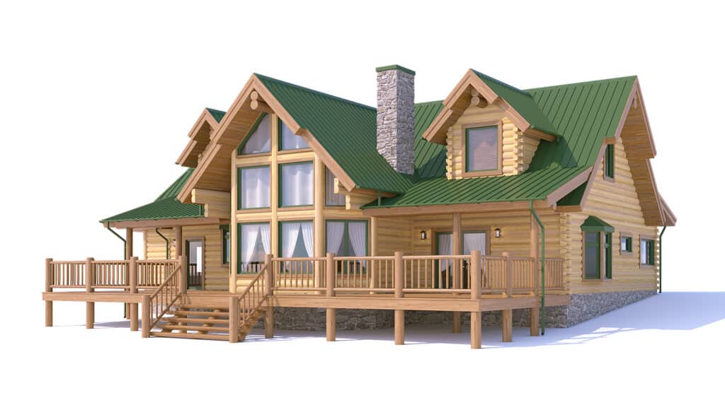 log home floor plan