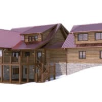 Log home design