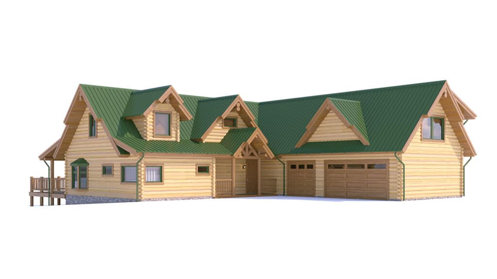 log home floor plan