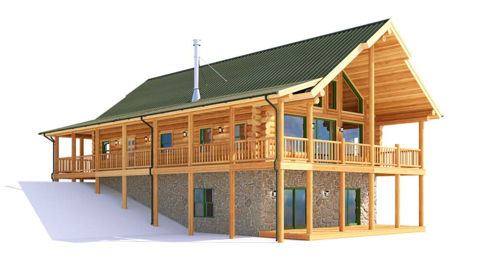 structure log floor plan