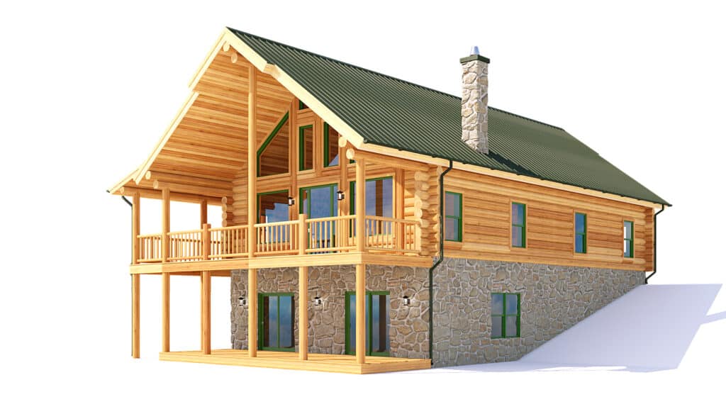 structure log floor plan