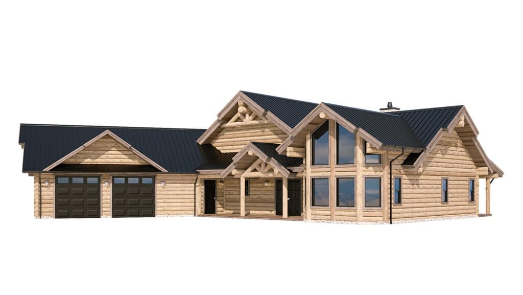 log home floor plan