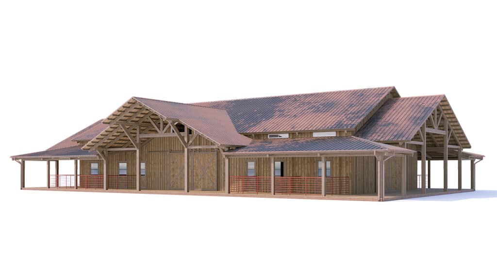 Log Home floor plan