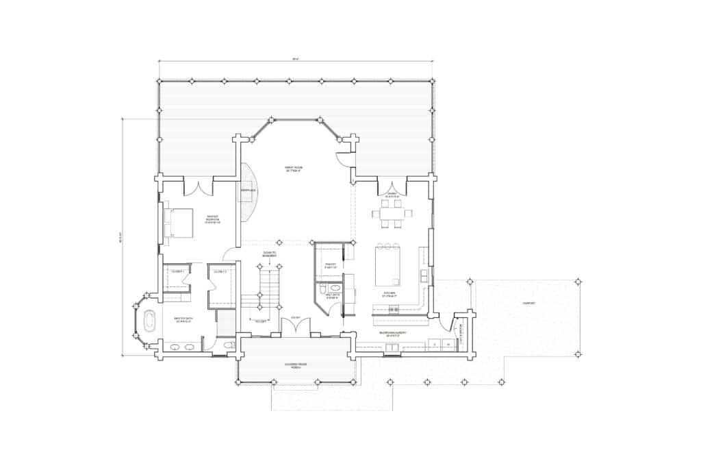 floor plan custom home