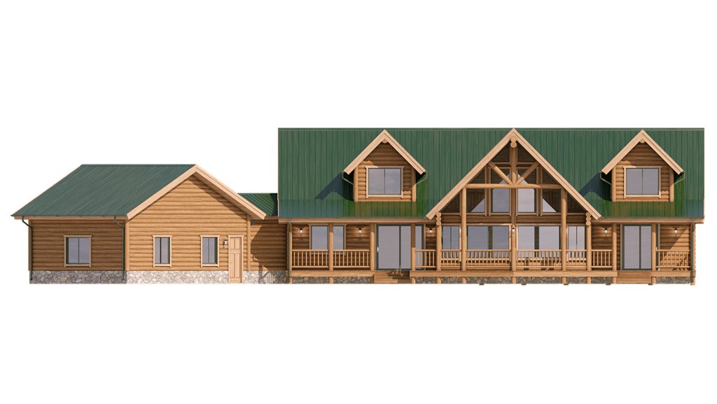 jumbo logs and green roof floor plan