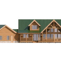 jumbo logs and green roof floor plan
