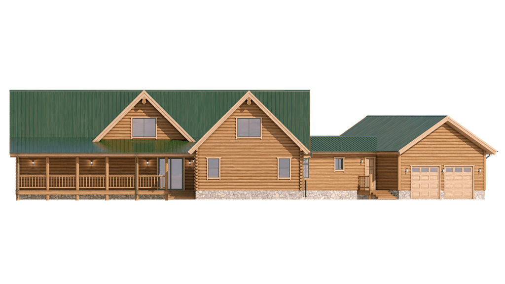 jumbo logs and green roof floor plan