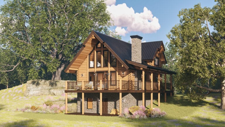 Log Home Floorplan