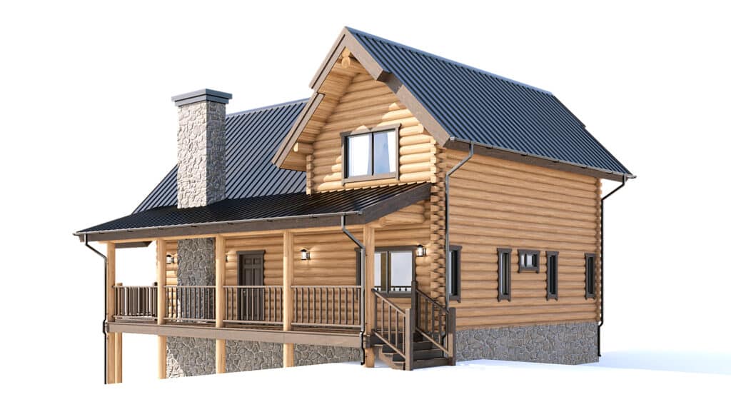 Log Home Floorplan