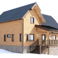 Log Home Floorplan
