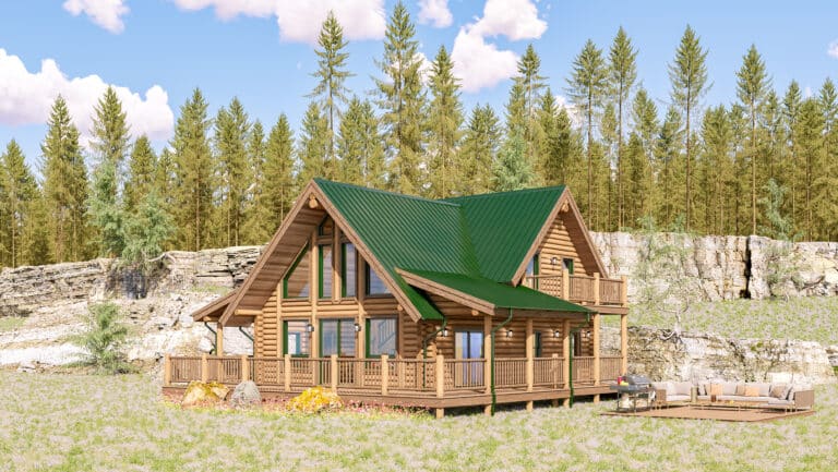 Green Valley home which has a striking green roof