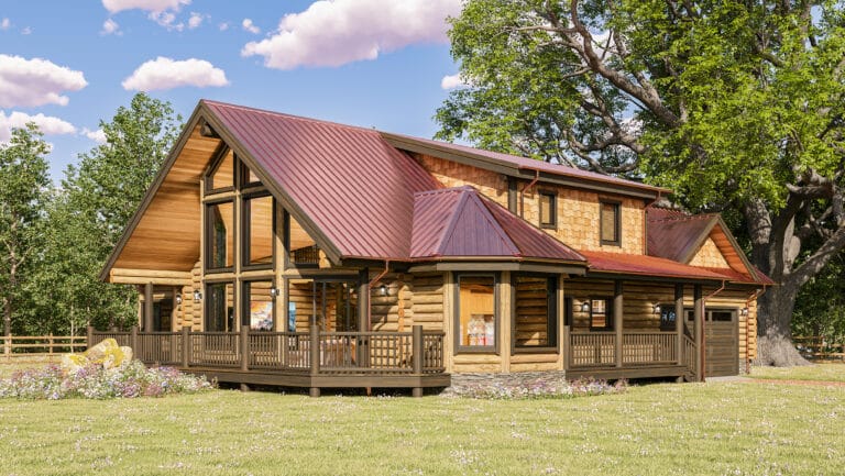 log and timber home