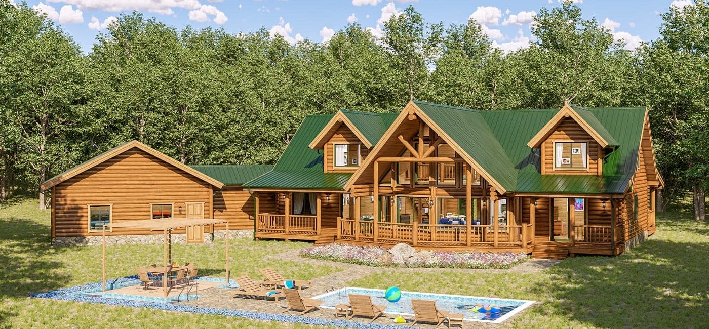 log cabins in California