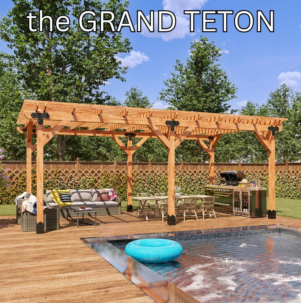 The Garden Teton log cabin Final Look