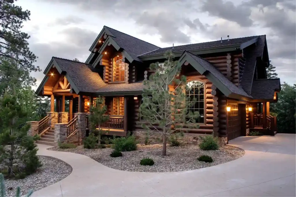 Round Log homes