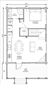 561 sf 20x28