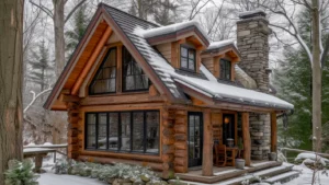 historic log cabins