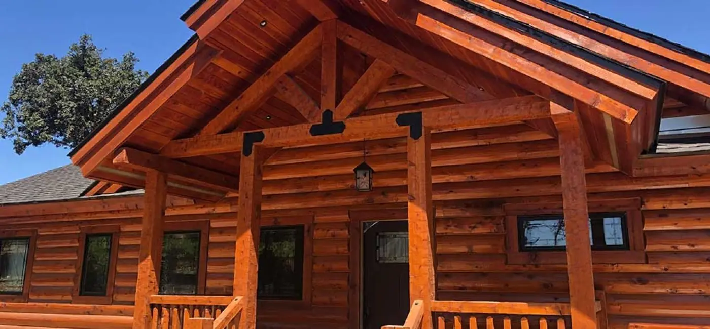 redwood valley log home construction